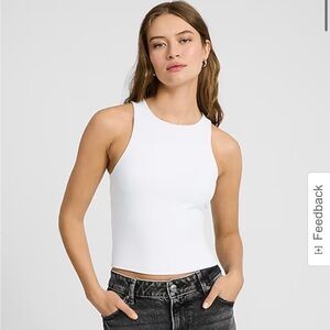 Express Body Contour High Compression High Neck Cropped Tank